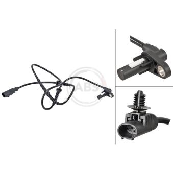 Capteur, vitesse de roue A.B.S. 31646 pour LAND ROVER DISCOVERY 2.7 TD 4x4 - 190cv