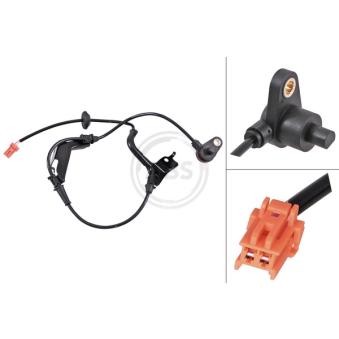 Capteur, vitesse de roue A.B.S. 31662 pour HONDA CIVIC 1.6 i - 110cv