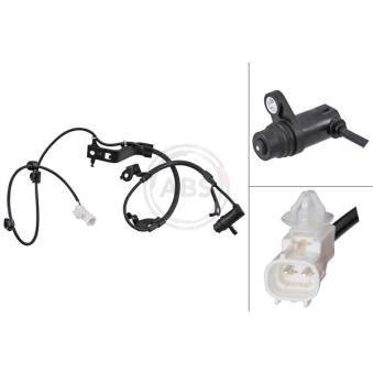 Capteur, vitesse de roue A.B.S. [31683]