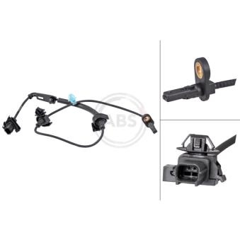Capteur, vitesse de roue A.B.S. 31738 pour HONDA CIVIC 1.6 i-DTEC - 120cv