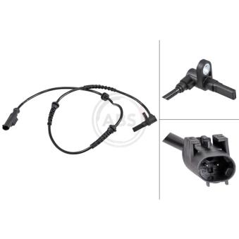 Capteur, vitesse de roue A.B.S. 31833 pour FIAT DUCATO 1.3 D Multijet - 95cv