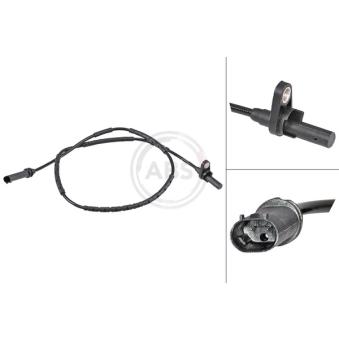 Capteur, vitesse de roue A.B.S. 31846 pour BMW Z4 sDrive 35 is - 340cv