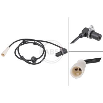 Capteur, vitesse de roue A.B.S. OEM 46456661