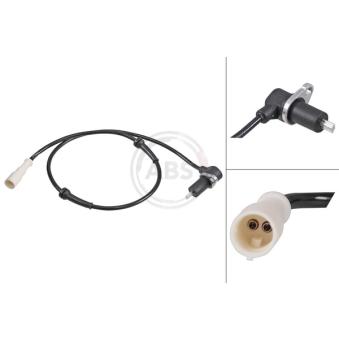 Capteur, vitesse de roue A.B.S. [31879]