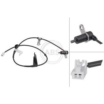 Capteur, vitesse de roue A.B.S. 31895 pour MAZDA MPV 2.3 - 141cv