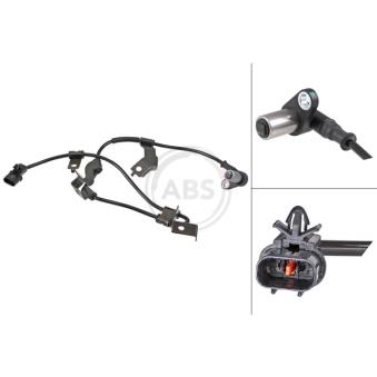 Capteur, vitesse de roue A.B.S. 31902 pour MITSUBISHI L 2.4 4x4 - 132cv