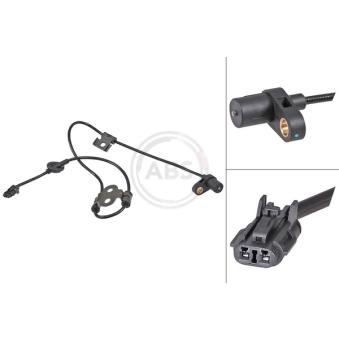 Capteur, vitesse de roue A.B.S. 31940 pour SUBARU IMPREZA 1.6 - 95cv