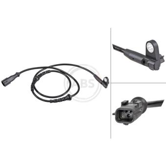 Capteur, vitesse de roue A.B.S. 31999 pour MERCEDES-BENZ CLASSE E 1.5 dCi 110 - 110cv