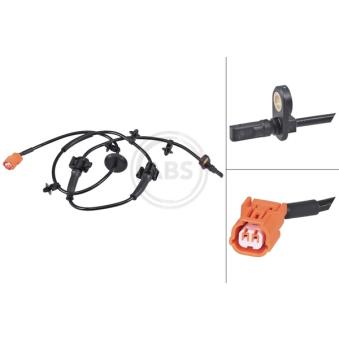 Capteur, vitesse de roue A.B.S. 32022 pour HONDA JAZZ 1.2 - 78cv
