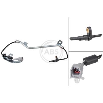 Capteur, vitesse de roue A.B.S. 32047 pour OPEL VIVARO 2.0 - 150cv