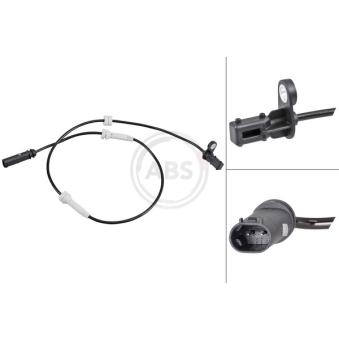 Capteur, vitesse de roue A.B.S. 32053 pour BMW Série 7 740 i. Li - 340cv