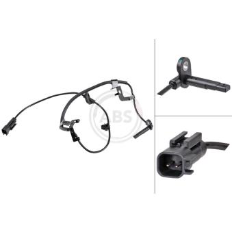 Capteur, vitesse de roue A.B.S. [32064]