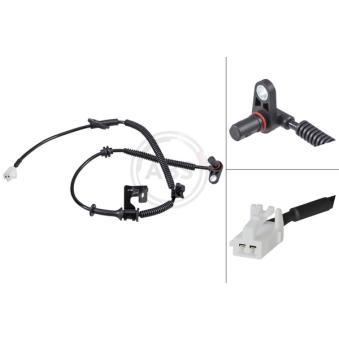 Capteur, vitesse de roue A.B.S. OEM 956804L100