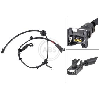 Capteur, vitesse de roue A.B.S. [32088]