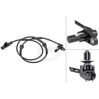 Capteur, vitesse de roue A.B.S. 32147 pour LADA PRIORA 1.6 LPG - 96cv