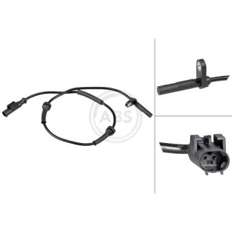 Capteur, vitesse de roue A.B.S. 32148 pour LADA PRIORA 1.6 LPG - 96cv
