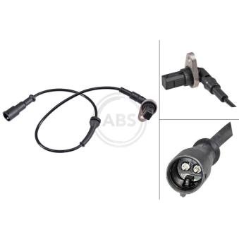 Capteur, vitesse de roue A.B.S. 32180 pour SSANGYONG RODIUS 3.2 4WD - 220cv