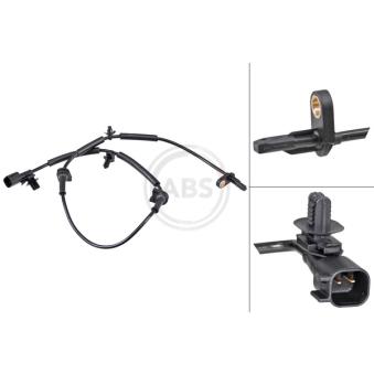 Capteur, vitesse de roue A.B.S. 32301 pour FORD ECOSPORT 1.5 TDCi EcoBlue 4x4 - 125cv