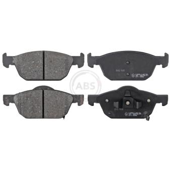 Jeu de 4 plaquettes de frein avant A.B.S. [35002]