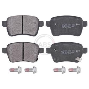 Jeu de 4 plaquettes de frein arrière A.B.S. [35004]