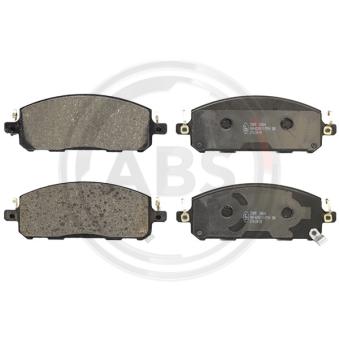 Jeu de 4 plaquettes de frein avant A.B.S. 35009 pour DODGE RAM 1500 E-TECH 200 Hybrid - 199cv