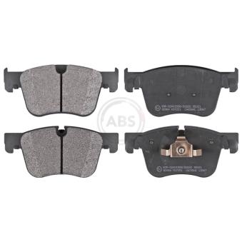 Jeu de 4 plaquettes de frein avant A.B.S. 35021 pour PEUGEOT 308 1.6 HDi 100 - 99cv