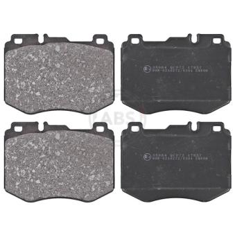 Jeu de 4 plaquettes de frein avant A.B.S. [35064]