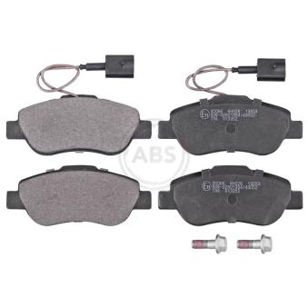 Jeu de 4 plaquettes de frein avant A.B.S. OEM ME9S5J2K021AB