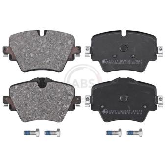 Jeu de 4 plaquettes de frein avant A.B.S. [35074]