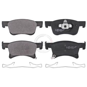 Jeu de 4 plaquettes de frein avant A.B.S. [35082]