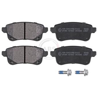 Jeu de 4 plaquettes de frein arrière A.B.S. OEM 440608061R Jeu de 4 plaquettes de frein arrière A.B.S. OEM 440608061R