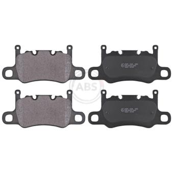 Jeu de 4 plaquettes de frein arrière A.B.S. 35095 pour PORSCHE 911 4.0 GT3 RS / R - 500cv