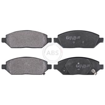 Jeu de 4 plaquettes de frein avant A.B.S. [35120]