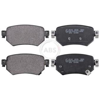 Jeu de 4 plaquettes de frein arrière A.B.S. 35142 pour MAZDA 6 2.2 D - 184cv