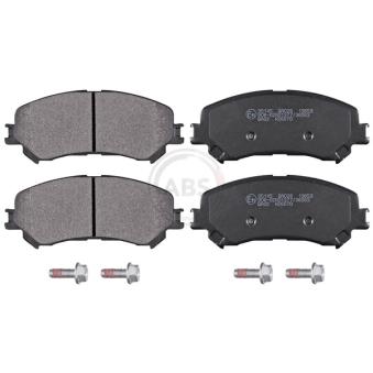 Jeu de 4 plaquettes de frein avant A.B.S. [35145]