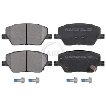 Jeu de 4 plaquettes de frein avant A.B.S. [35150]