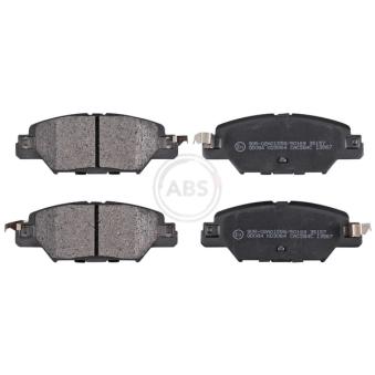 Jeu de 4 plaquettes de frein arrière A.B.S. [35157]