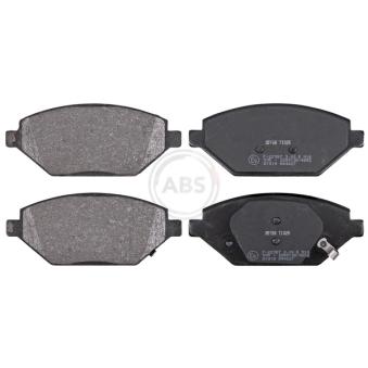 Jeu de 4 plaquettes de frein avant A.B.S. [35158]