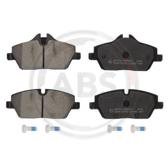 Jeu de 4 plaquettes de frein avant A.B.S. OEM 34116860016