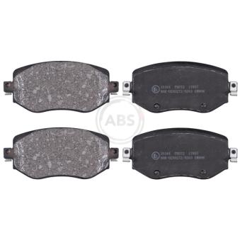 Jeu de 4 plaquettes de frein avant A.B.S. [35164]