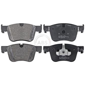 Jeu de 4 plaquettes de frein avant A.B.S. [35167]