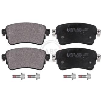 Jeu de 4 plaquettes de frein arrière A.B.S. [35185]