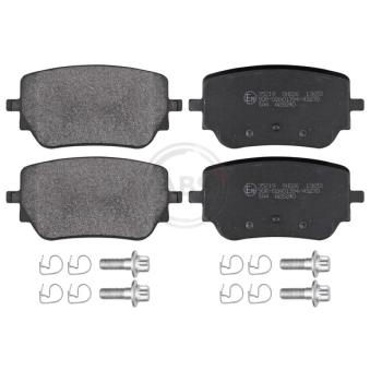 Jeu de 4 plaquettes de frein arrière A.B.S. [35219]