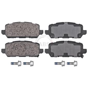 Jeu de 4 plaquettes de frein arrière A.B.S. OEM 43022T8MG01 Jeu de 4 plaquettes de frein arrière A.B.S. OEM 43022T8MG01