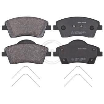 Jeu de 4 plaquettes de frein avant A.B.S. [35263]