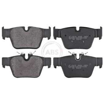 Jeu de 4 plaquettes de frein arrière A.B.S. [35278]