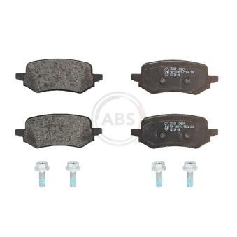 Jeu de 4 plaquettes de frein arrière A.B.S. OEM 2551324