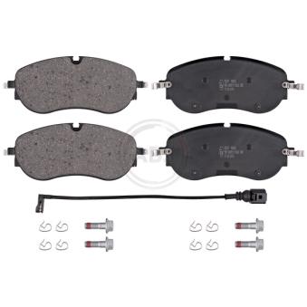 Jeu de 4 plaquettes de frein avant A.B.S. [35337]