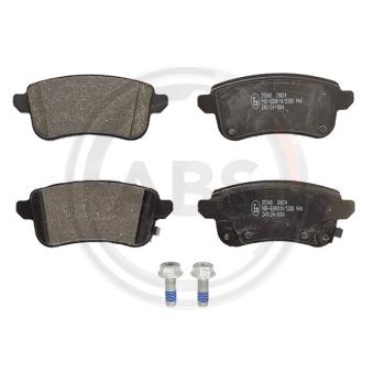 Jeu de 4 plaquettes de frein arrière A.B.S. OEM 440606659R