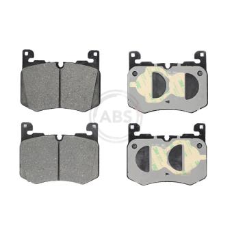 Jeu de 4 plaquettes de frein avant A.B.S. 35371 pour FORD MONDEO 5.0 SVR AWD - 551cv